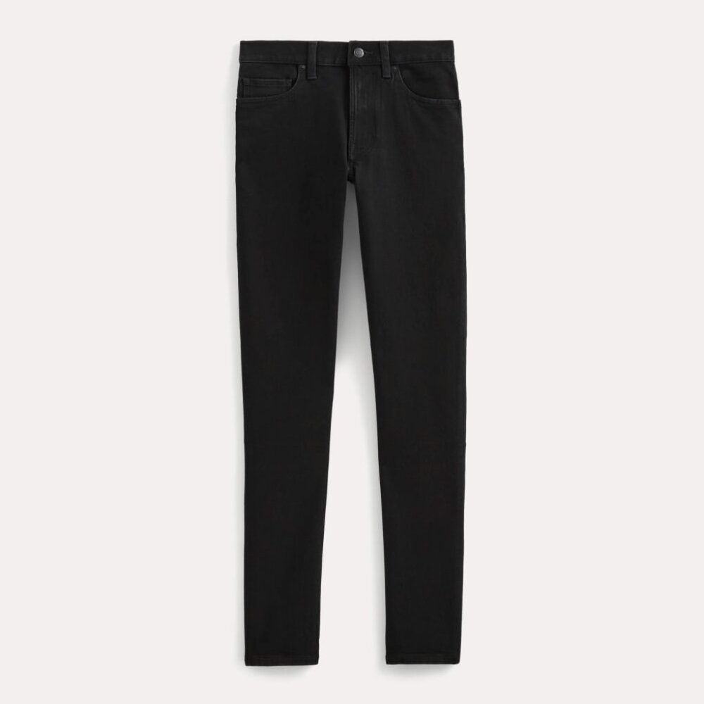 Everlane Men's Slim 4-Way Stretch Organic Jean Black 30x30 Cotton/Denim